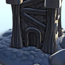 Watchtower in wood and stone 4 |  | Hartolia miniatures