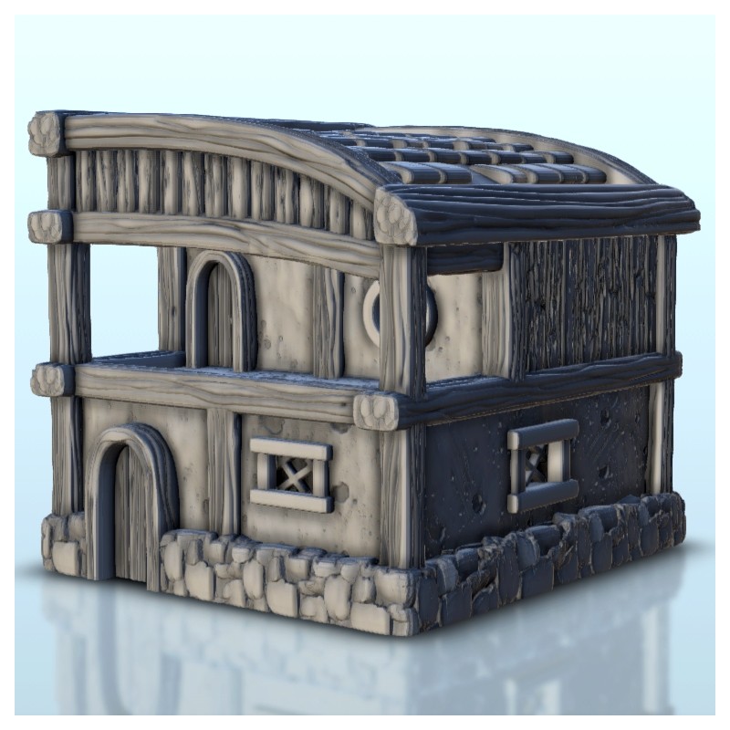 Medieval hotel with flat roof and terrace 5 |  | Hartolia miniatures