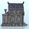 Medieval house with access stairs 8 |  | Hartolia miniatures