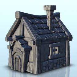 Maison médiévale avec cheminée 10