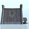Medieval wooden hut with terrace 11