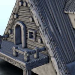 Medieval wooden hut with terrace 11 |  | Hartolia miniatures