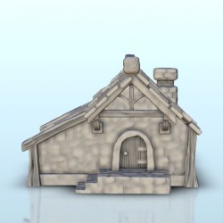 Medieval longhouse with chimney 12 |  | Hartolia miniatures