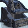 Tiny medieval house with corrugated roof 13