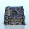 Tiny medieval house with corrugated roof 13 |  | Hartolia miniatures