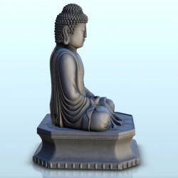 Hartolia miniatures  Statue de boudha assis en méditation 1