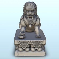 Statue of the celestial snow lion sitting 3 |  | Hartolia miniatures