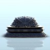 Statue of turtle on carved base 5