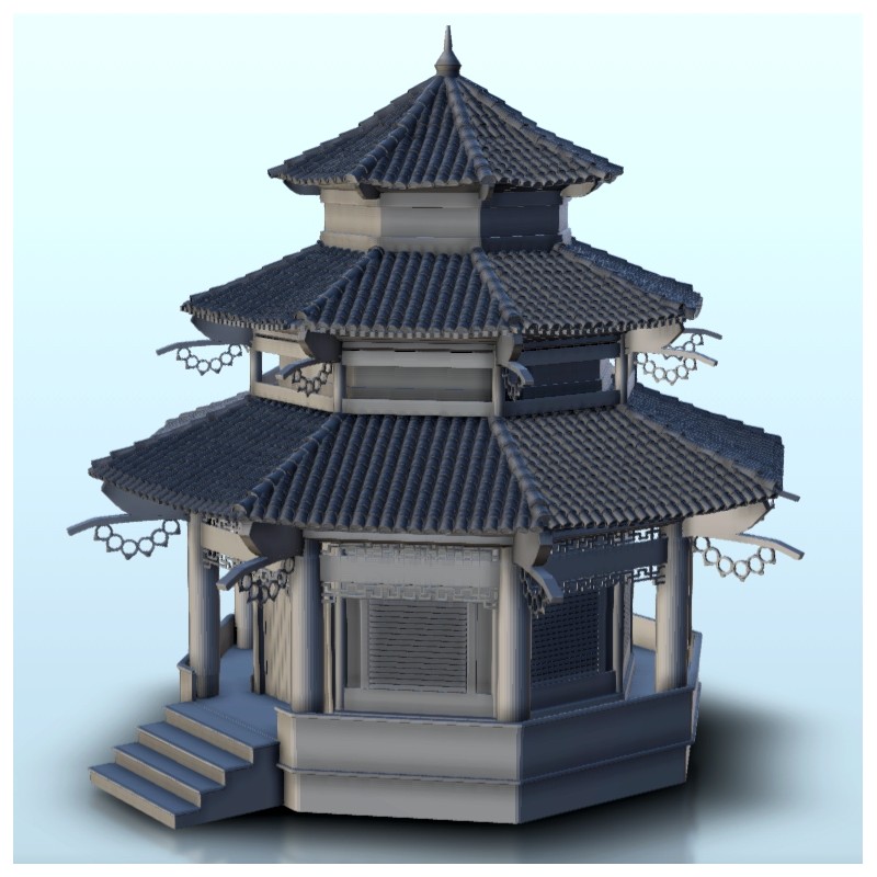 Two-stories pagoda 2 |  | Hartolia miniatures