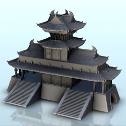 Grand Asian palace with tunnel, stairs and tower 6 |  | Hartolia miniatures