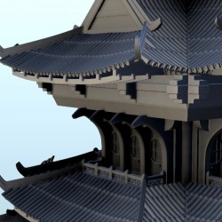 Grand Asian palace with tunnel, stairs and tower 6 |  | Hartolia miniatures