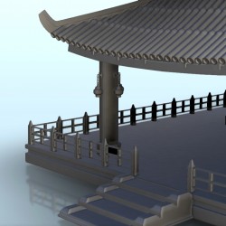 Asian longhouse with columns 7 |  | Hartolia miniatures