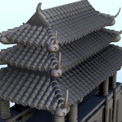 Asian bridge with three-story roof 9 |  | Hartolia miniatures