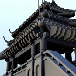 Asian bridge with three-story roof 9 |  | Hartolia miniatures