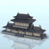 Asian palace with double roof 12