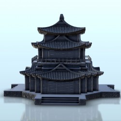 Octagonal two-stories pagoda 17 |  | Hartolia miniatures