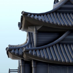 Octagonal two-stories pagoda 17 |  | Hartolia miniatures