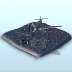 Airplane carcass of crashed Messerschmitt Bf 109 |  | Hartolia miniatures