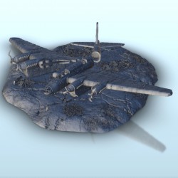 Carcasse d'avion de Petlyakov Pe-8