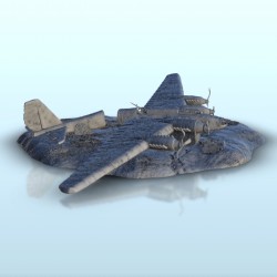 Airplane carcass of crashed Petlyakov Pe-8 |  | Hartolia miniatures