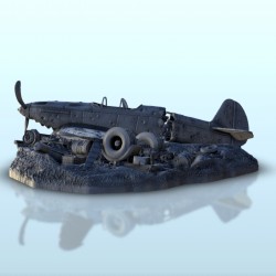 Airplane carcass of crashed Yakovlev Yak-3 |  | Hartolia miniatures