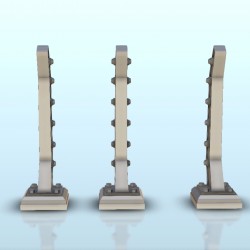 Set de trois portes laser (+ versions avec supports)