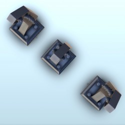 Set de trois portes laser (+ versions avec supports)