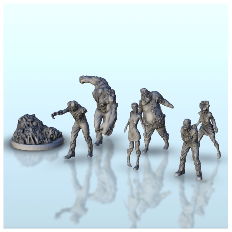 Set of six infected creatures and base 12 (+ supported versions)