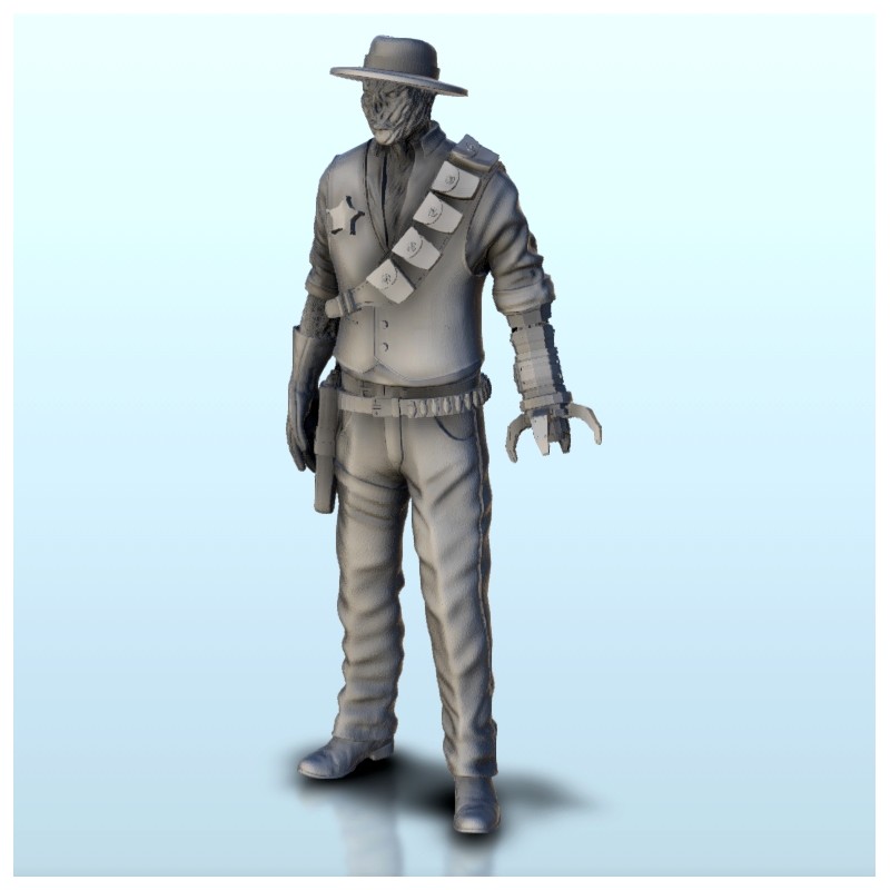 Sheriff with bionic hand 14 (+ supported version)