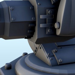 Laser gun turret on axis 2 (+ supported version)