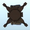 Double missile launcher turret 3 (+ supported version)