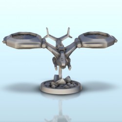 Dual-propeller armed drone 2 (+ supported version)