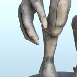 Alien with big hands and feets 2