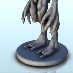 Alien with big hands and feets 2