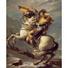 Napoléon Bonaparte traversant les Alpes, d'après le tableau de Jacques-Louis David